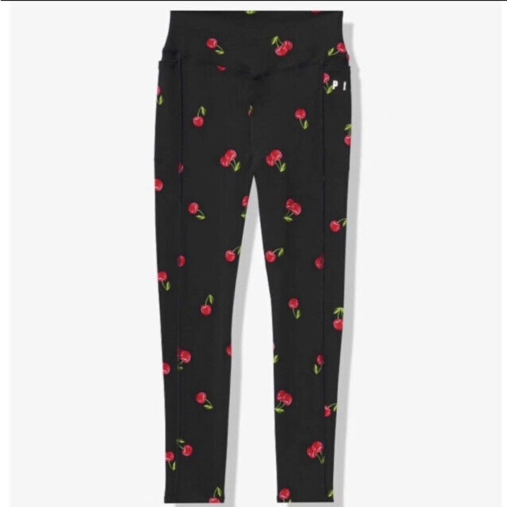 Victoria’s Secret Pink Cherry Leggings Size Medium